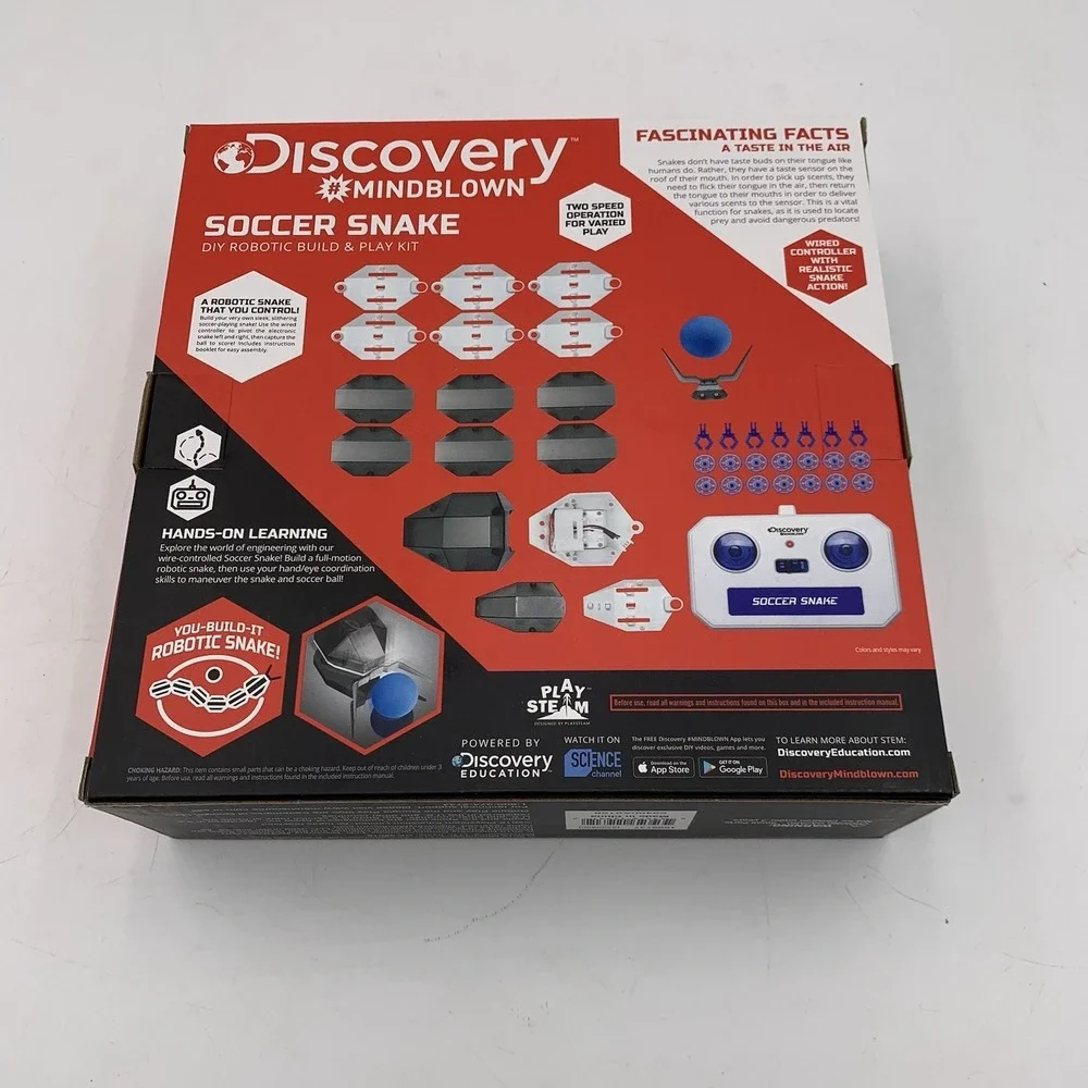 NEW Discovery Mindblown Soccer Snake‎ Robotic Build and Play Kit 8+ STEM